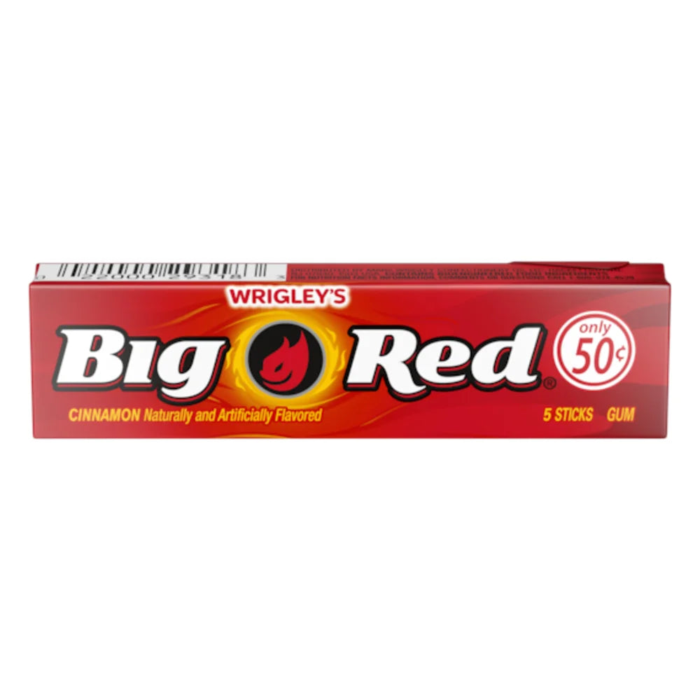 Big Red Gum, 5 Piece — 800 Per Case