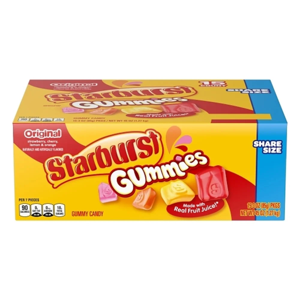 Starburst Gummies Original Sharesize, 3 Ounce — 90 Per Case