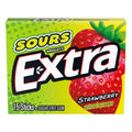 Extra Sour Strawberry Sticks, 15 Piece — 120 Per Case