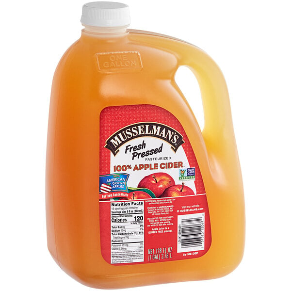 Musselman's Fresh Pressed 100% Apple Cider - 128 fl oz — Case of 4