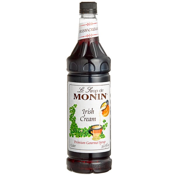 Monin Irish Cream Syrup - 1 L — Case of 4
