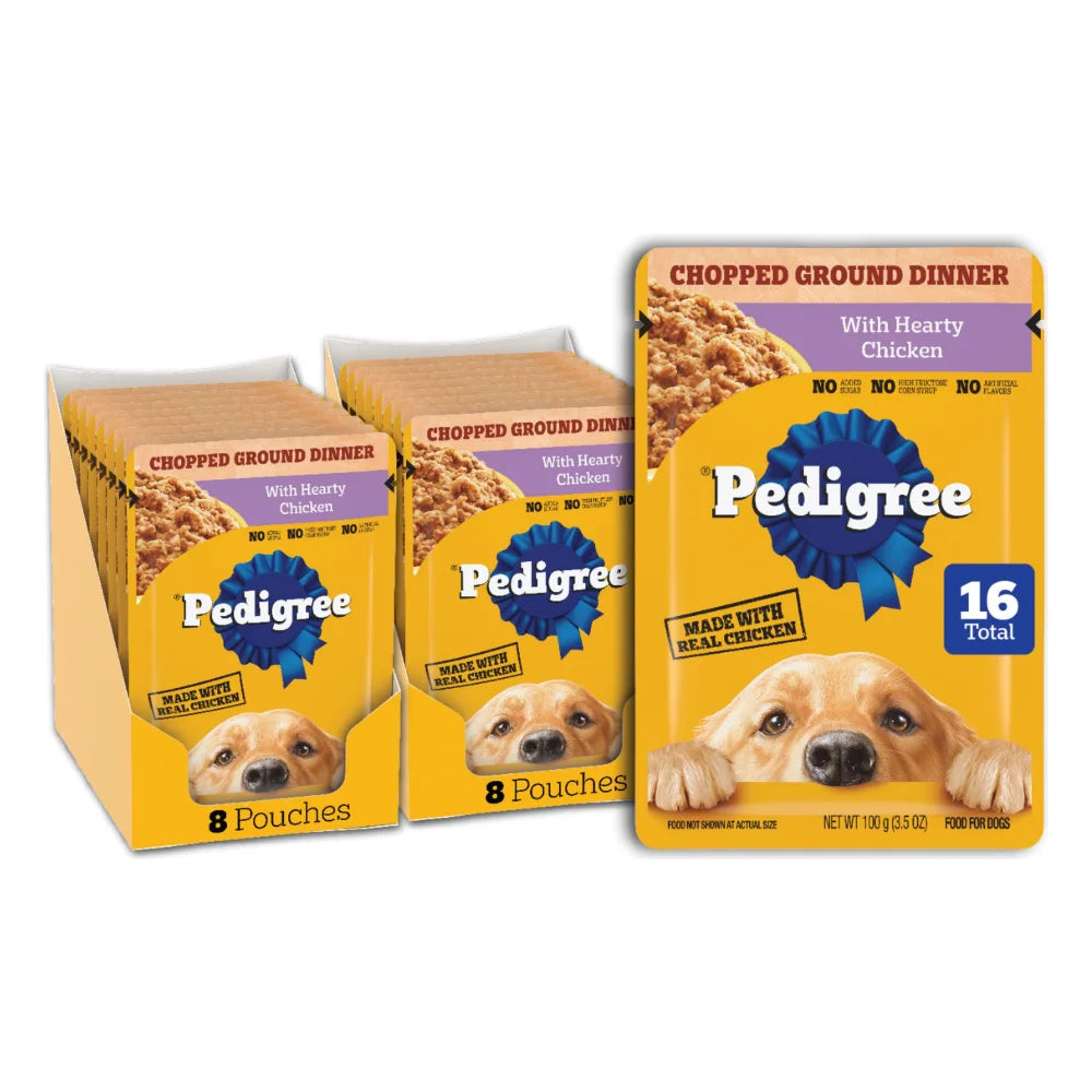 Pedigree Ground Loaf, 3.5 Ounce — 16 Per Case