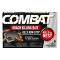 Combat Small & Large Roach Bait 12 Stations, 0.42 Ounce — 10 Per Case