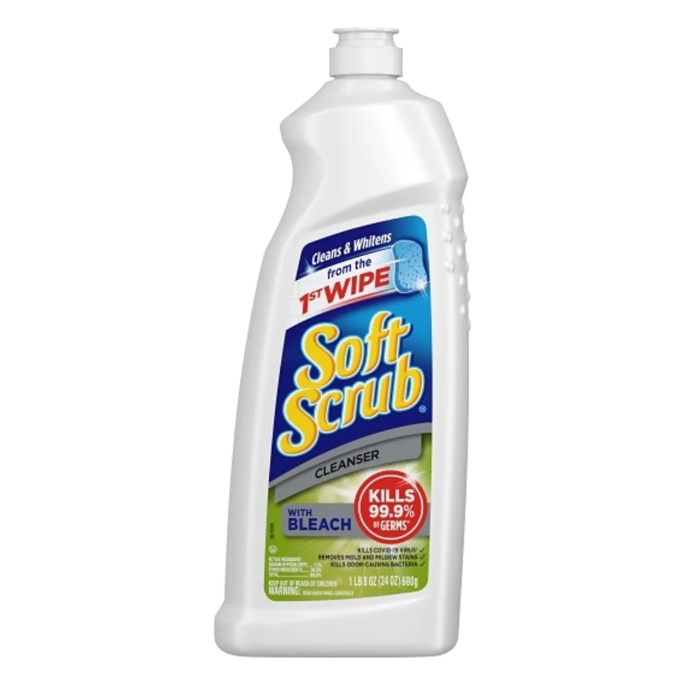 Soft Scrub Cleanser With Bleach, 24 Ounce — 8 Per Case
