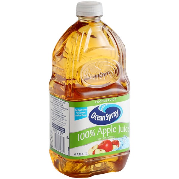 Ocean Spray 100% Apple Juice - 60 fl oz — Case of 8