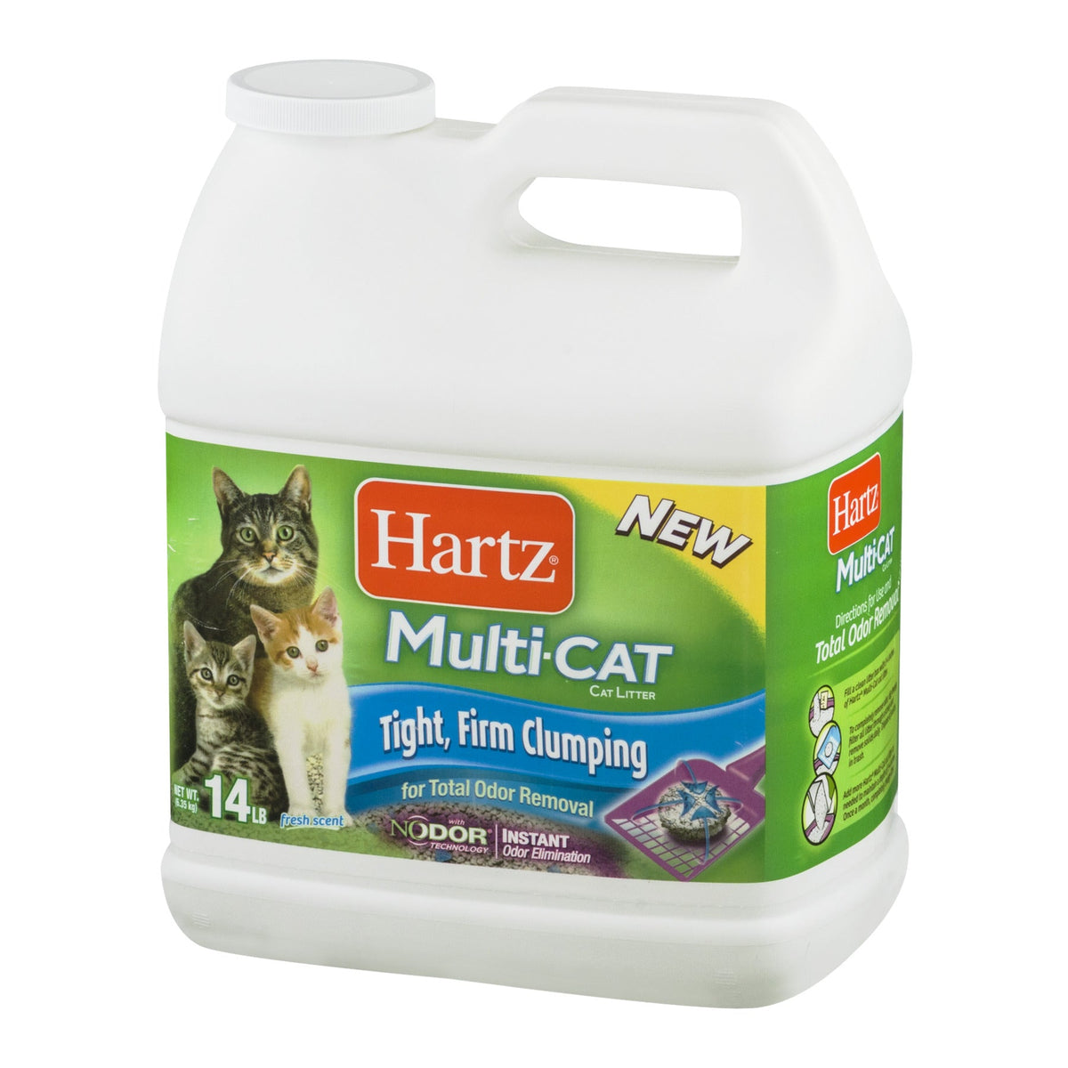 Hartz 2in1 Clear Purple Cat .53oz — Case of 48