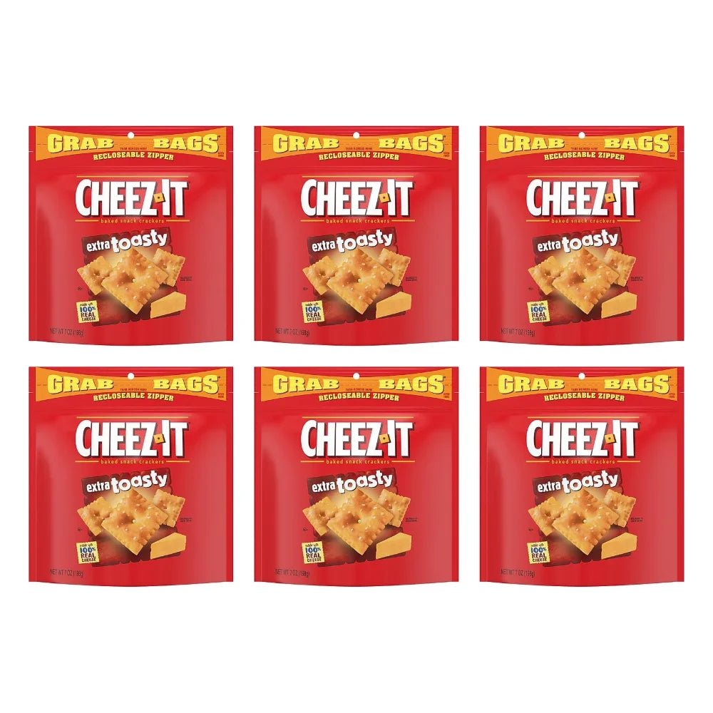 Cheez-It Crackers Extra Toasty, 7 Ounce — 6 Per Case