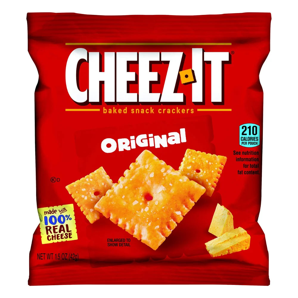Cheez-It Original Crackers, 1.5 Ounce — 48 Per Case
