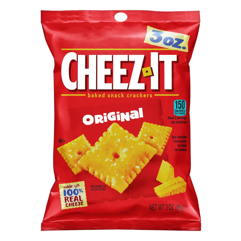 Cheez-It Original Crackers, 3 Ounce — 60 Per Case