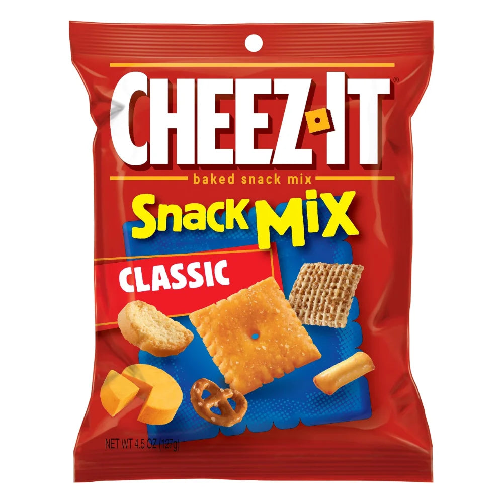 Cheez-It Crackers Classic Snack Mix, 4.5 Ounce — 6 Per Case