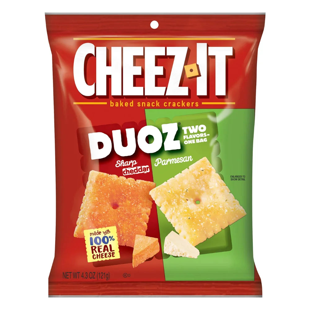 Cheez-It Sharp Cheddar & Parmesan Snack Mix, 4.3 Ounce — 6 Per Case