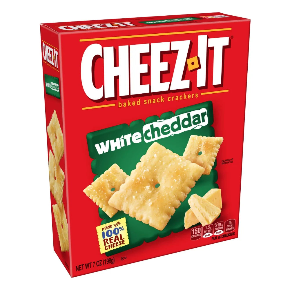 Cheez-It White Cheddar Crackers, 7 Ounce — 12 Per Case
