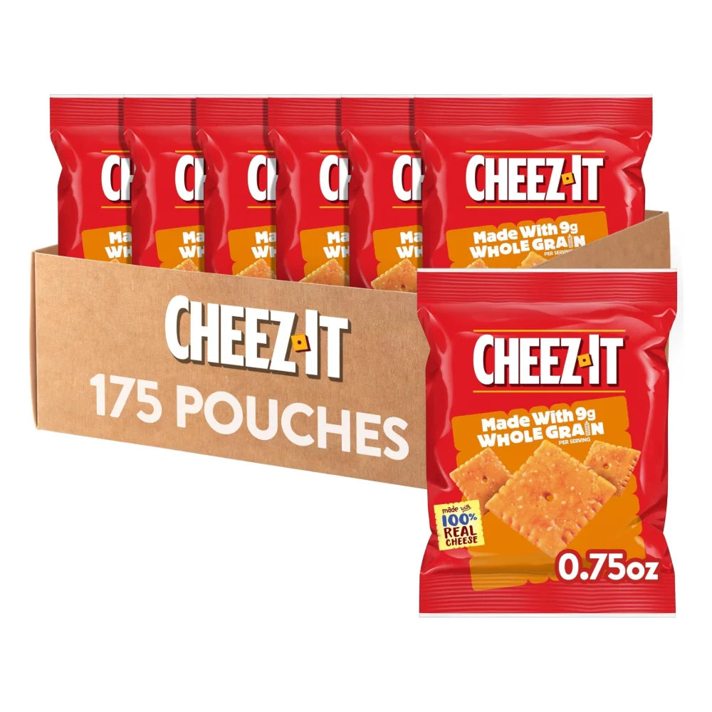 Cheez-It Whole Grain Original Crackers, 0.75 Ounce — 175 Per Case