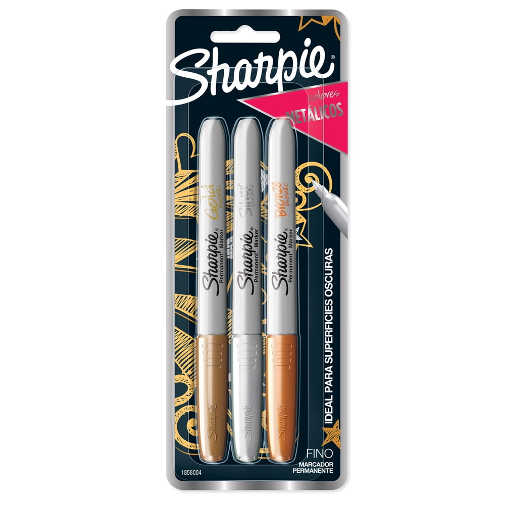 Sharpie Metallic, 3 ct — 36 Per Case