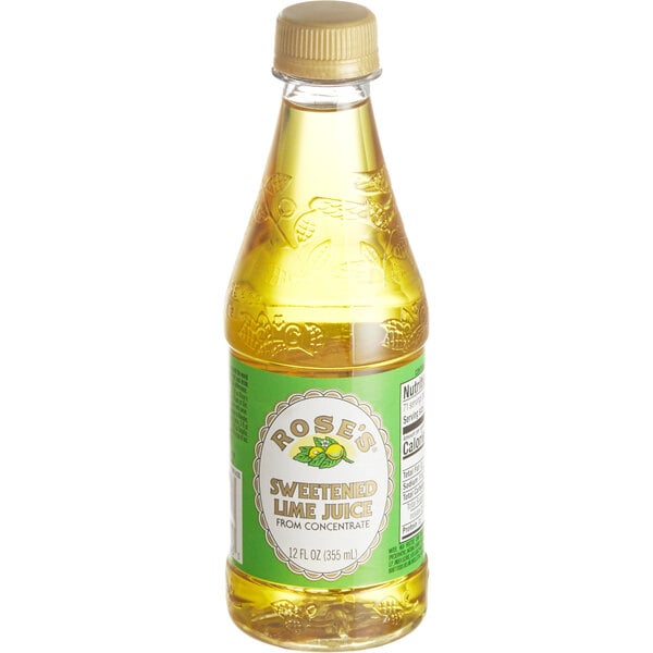 Rose's Sweetened Lime Juice - 1 L — Case of 12