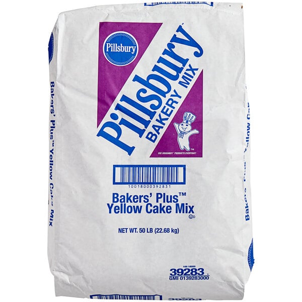Pillsbury Yellow Cake Mix - 50 lb — Case of 1