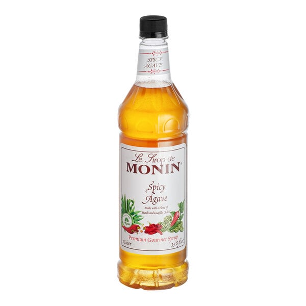 Monin Spicy Agave Syrup - 1 L — Case of 4