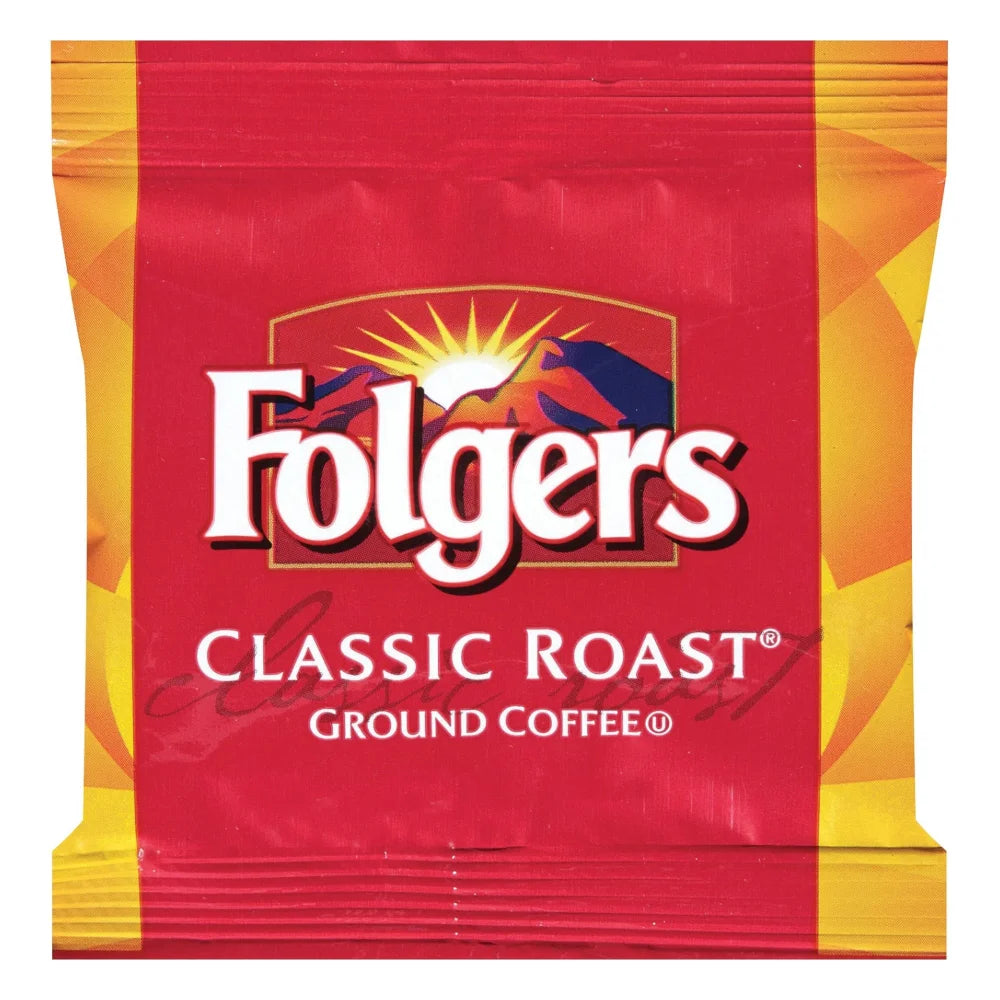 Folgers Classic Roast Windowpack, 0.9 Ounce — 36 Per Case