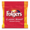 Folgers Caffeine Ground Classic Roast, 1.2 Ounce — 42 Per Case
