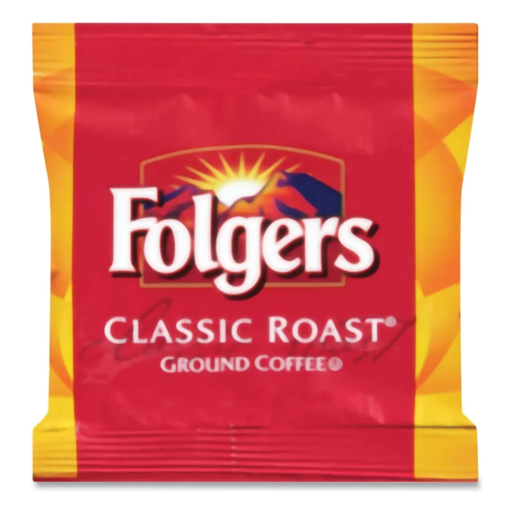 Folgers Caffeine Ground Classic Roast, 1.2 Ounce — 42 Per Case