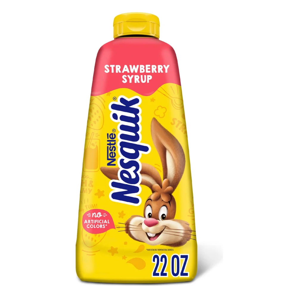 Nesquik Strawberry Syrup, 1.375 Pound — 6 Per Case