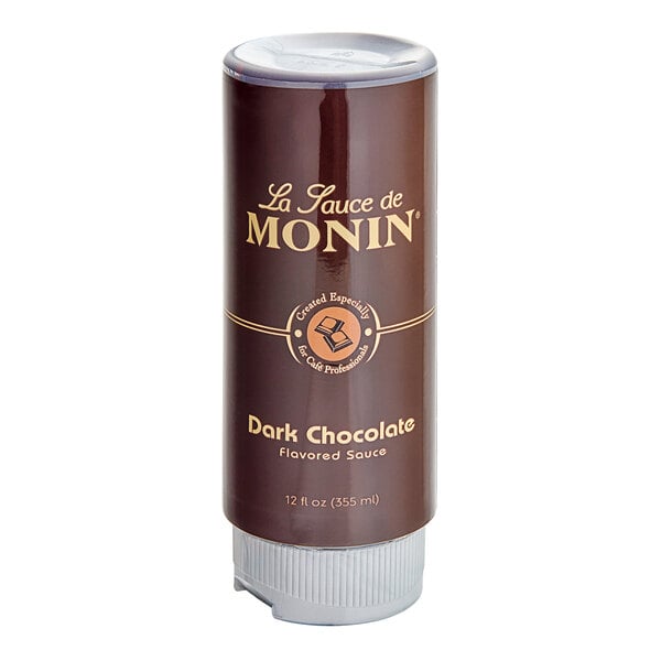 Monin Dark Chocolate Sauce - 12 fl oz — Case of 6