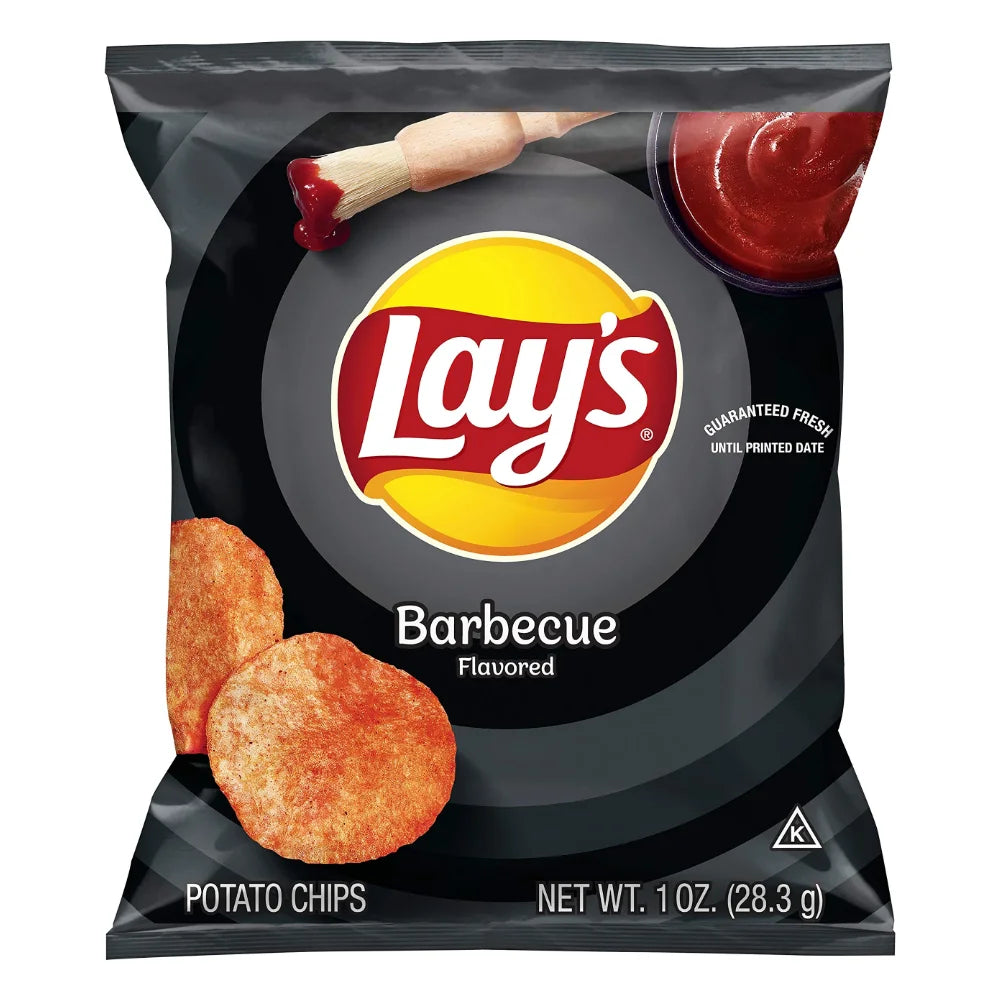 Lay's Bbq Potato Chips, 1 Ounce — 104 Per Case