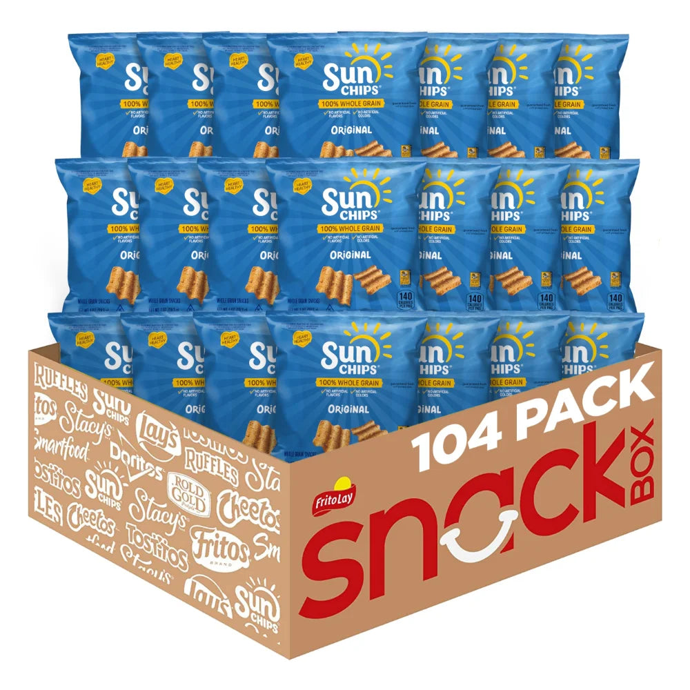 SunChips Original Whole Grain Chips, 1 Ounce — 104 Per Case