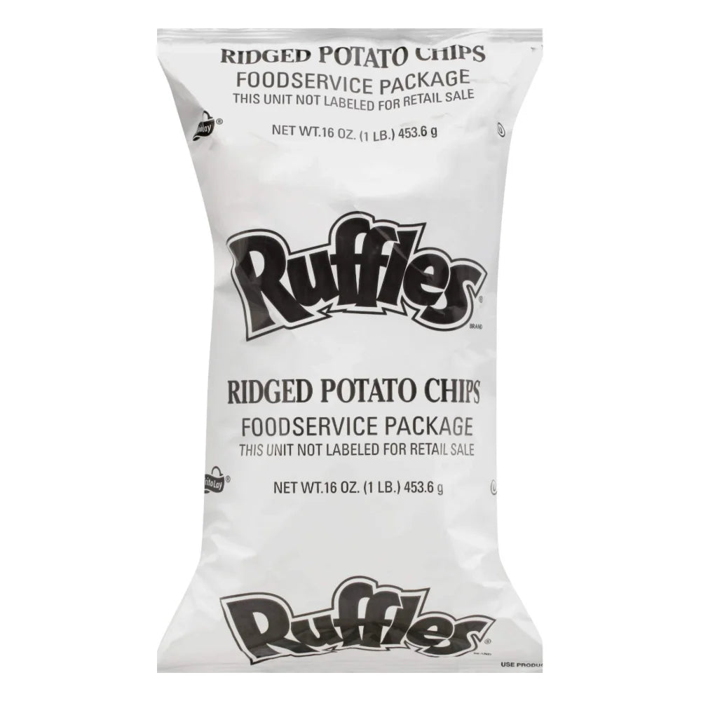 Ruffles Potato Chips Bulk, 16 Ounce — 8 Per Case