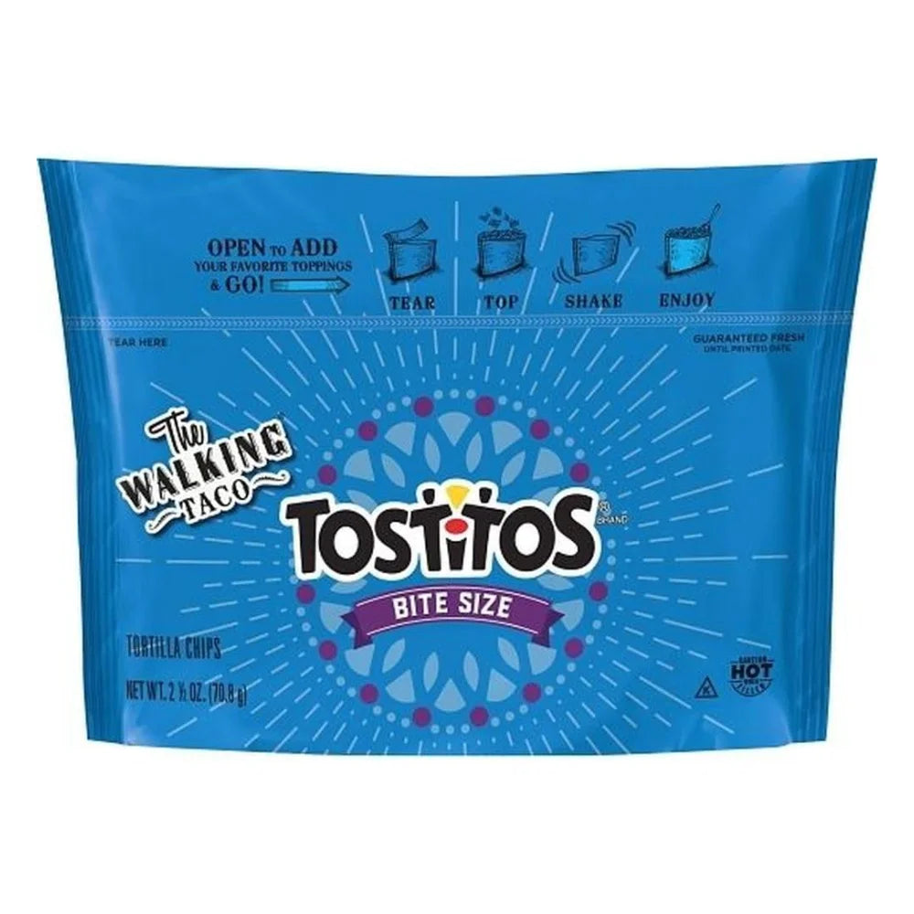 Tostitos Bite Size Tortilla Chip Walking Taco, 2.5 Ounce — 18 Per Case