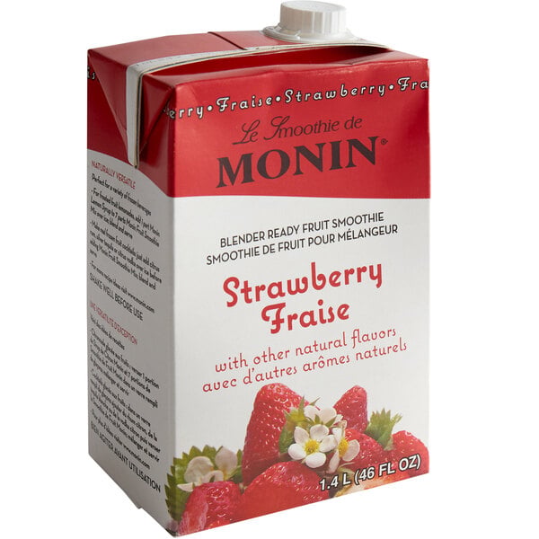 Monin Strawberry Smoothie - 46 fl oz — Case of 6