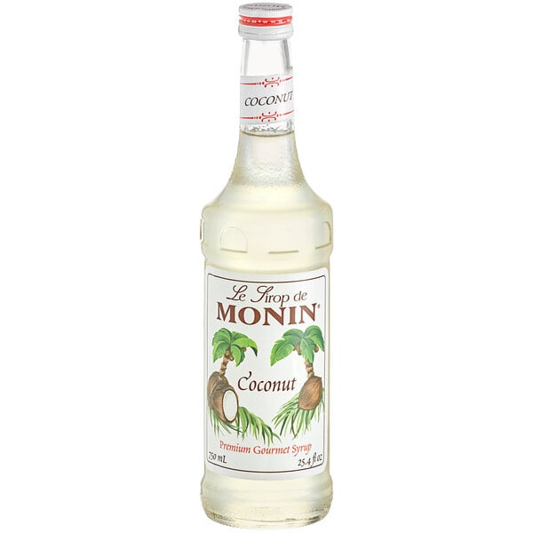 Monin Coconut Syrup - 750 mL — Case of 12