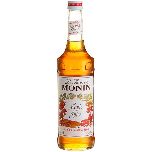 Monin Maple Spice Syrup - 750 mL — Case of 12