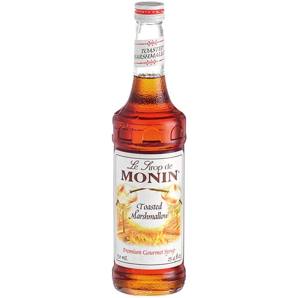 Monin Toasted Marshmallow Syrup - 750 mL — Case of 12