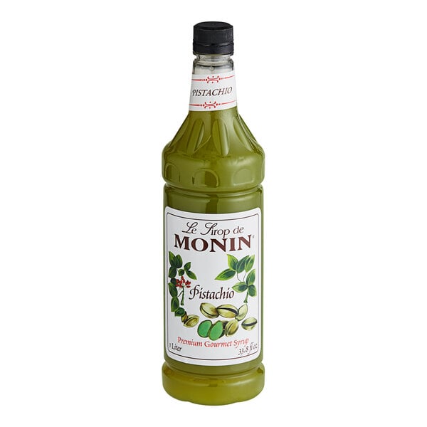 Monin Pistachio 4 Pack 1 Liter - 1 L — Case of 4