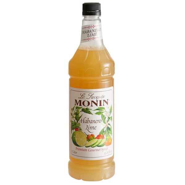 Monin Habanero Lime Syrup - 1 L — Case of 4