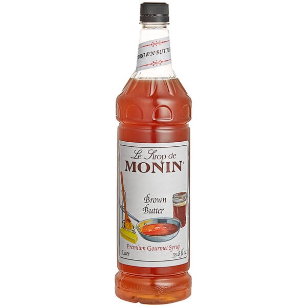 Monin Brown Butter Syrup - 1 L — Case of 4