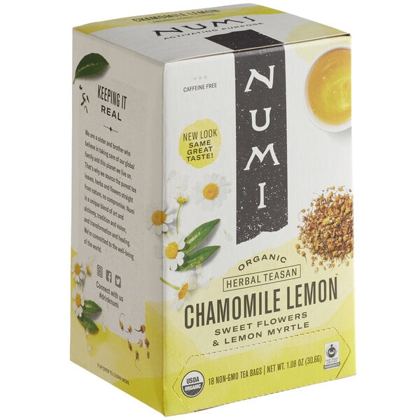 Numi Chamomile Lemon Herbal Tea - 18 ct — Case of 6