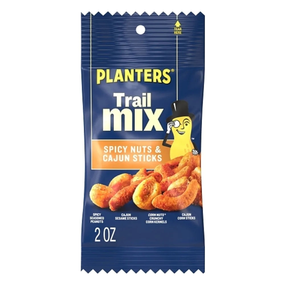 Planters Cajun Trail Mix, 2 Ounce — 72 Per Case