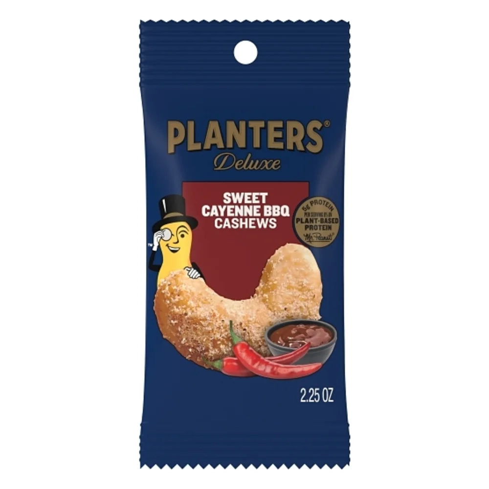 Planters Sweet Cayenne Barbecue Cashew, 2.25 Ounce — 30 Per Case