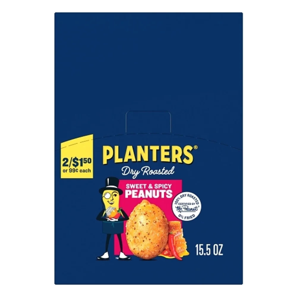 Planters Sweet & Spicy Nuts, 1.75 Ounce — 108 Per Case