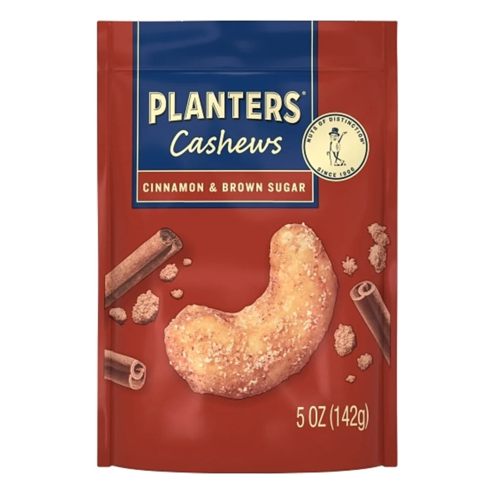 Planters Cashew Cinnamon Brown Sugar Sub, 5 Ounce — 12 Per Case