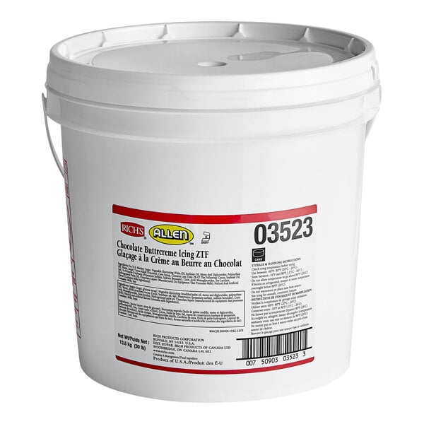 Rich's Chocolate Buttercreme Icing - 30 lb — Case of 1
