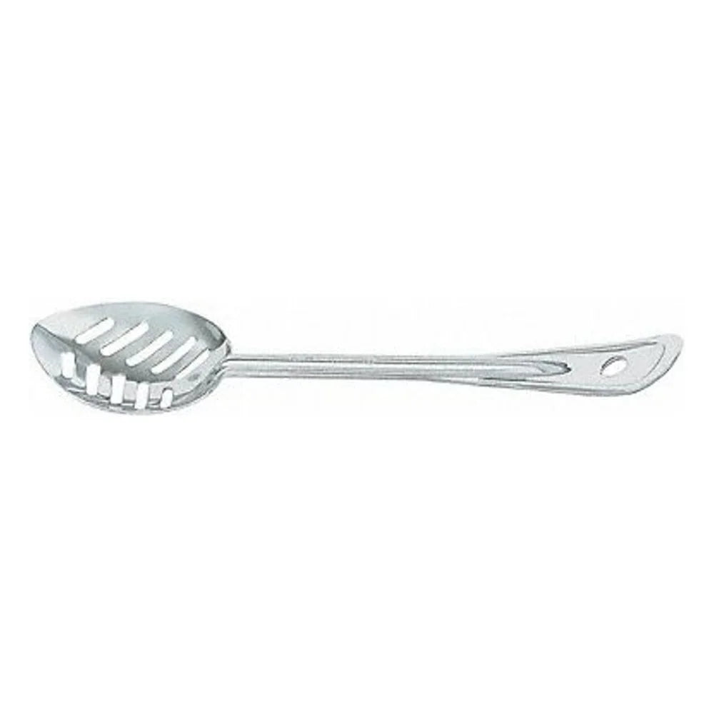 Vollrath 13 Inch Slotted Stainless Steel Serving Spoon — 1 Per Case