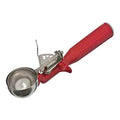 Vollrath Stainless Steel Disher - Red Handle, Size 24 — 1 Per Case
