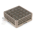Traex 25 Compartment Beige Glass Rack — 1 Per Case