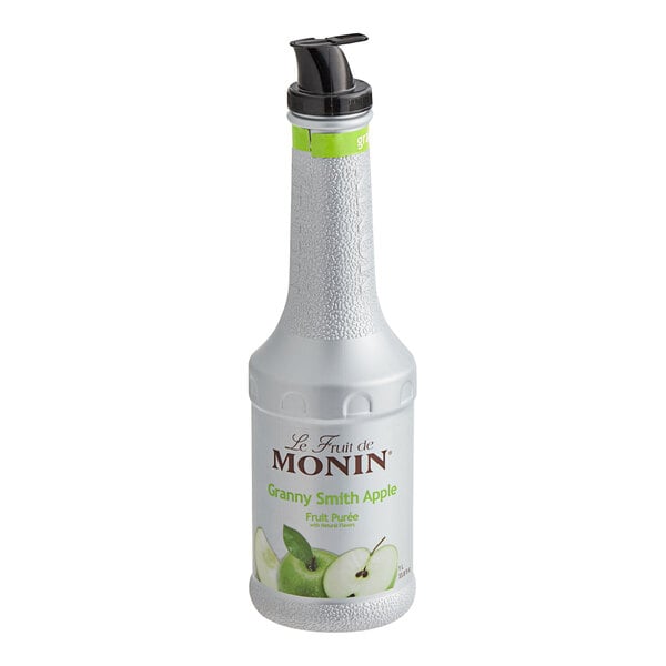 Monin Granny Smith Apple Puree - 1 L — Case of 4
