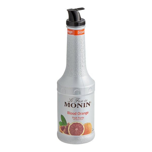 Monin Blood Orange Puree - 1 L — Case of 4