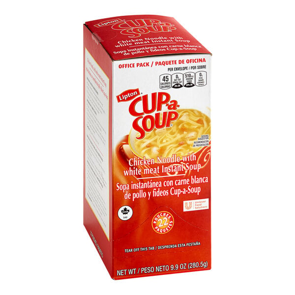 Lipton Cup Of Soup Chicken Noodle - 22 ct — Case of 4