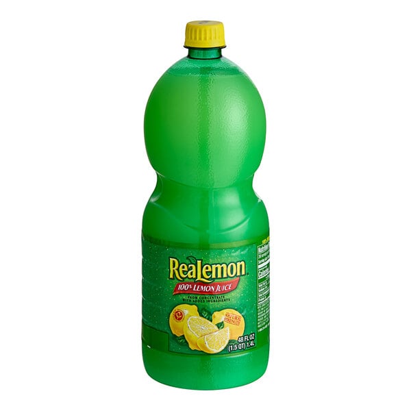 Realemon Lemon Juice - 48 fl oz — Case of 8